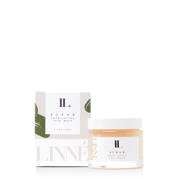 LINNÉ Scrub Dual-Action Exfoliating Face Mask