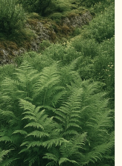 Wild hillside